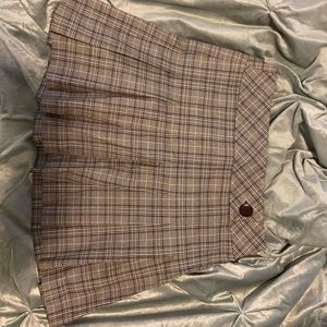Plaid skirt